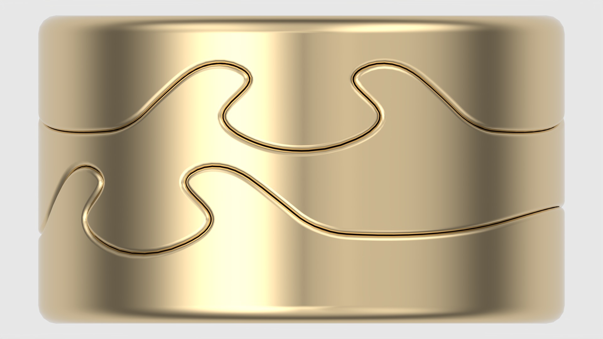 Intricate Puzzle Band Ring JDBCo 3D print model_6