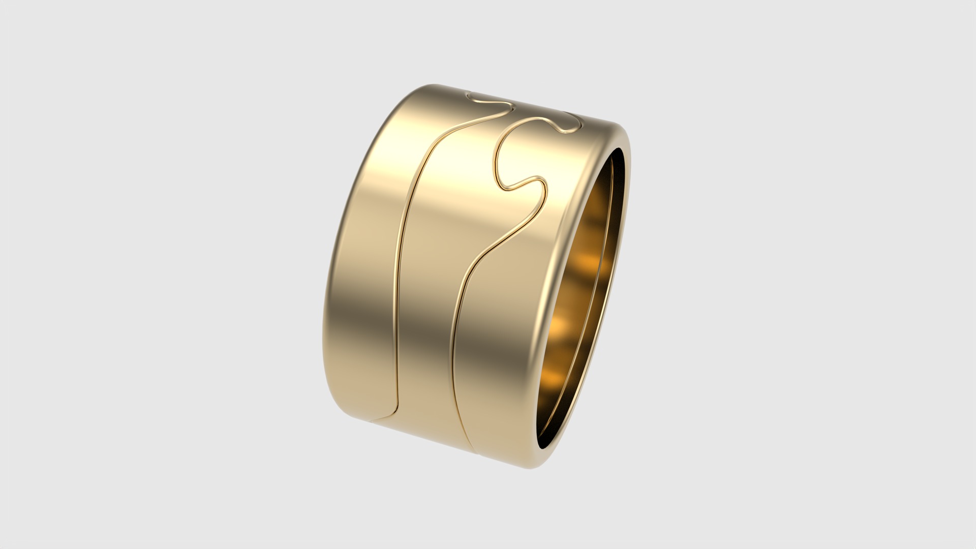 Intricate Puzzle Band Ring JDBCo 3D print model_26