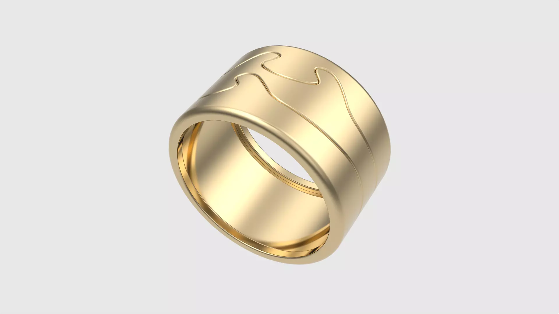 Intricate Puzzle Band Ring JDBCo 3D print model_0