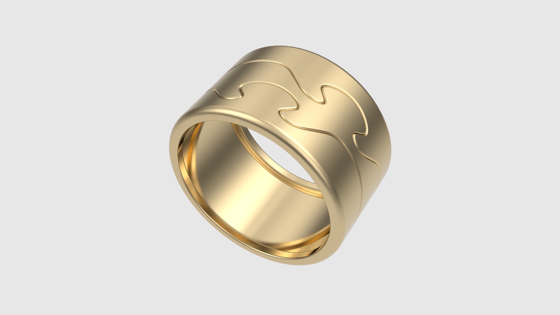 Intricate Puzzle Band Ring JDBCo 3D print model_22