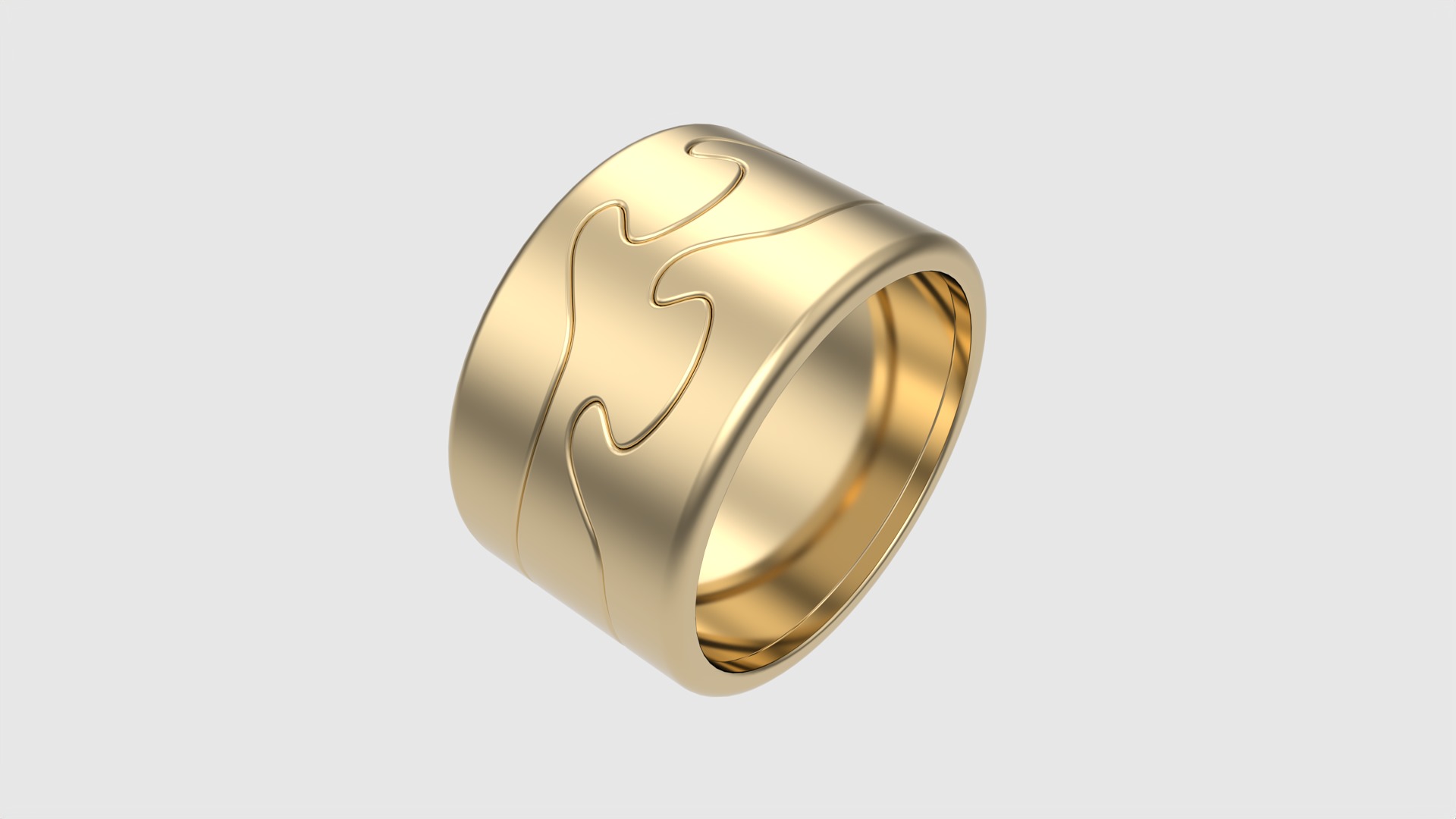 Intricate Puzzle Band Ring JDBCo 3D print model_18