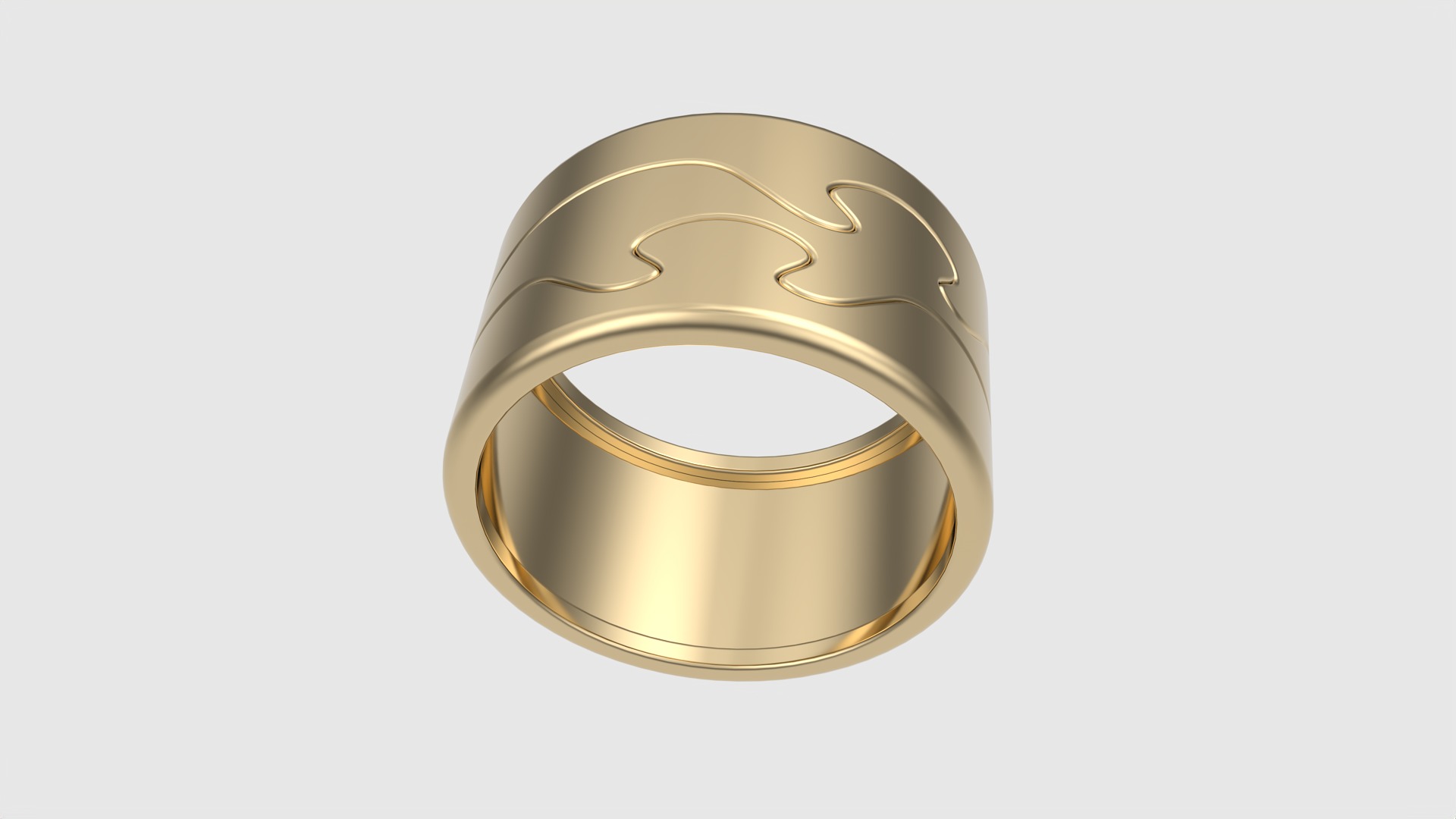 Intricate Puzzle Band Ring JDBCo 3D print model_23