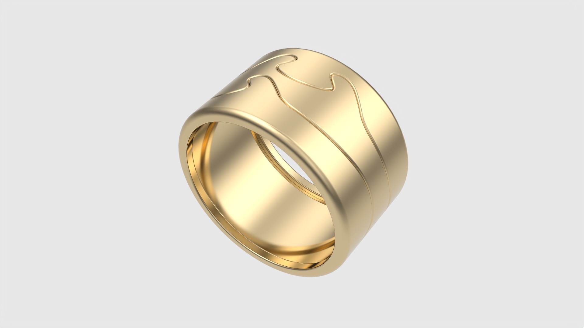 Intricate Puzzle Band Ring JDBCo 3D print model_29
