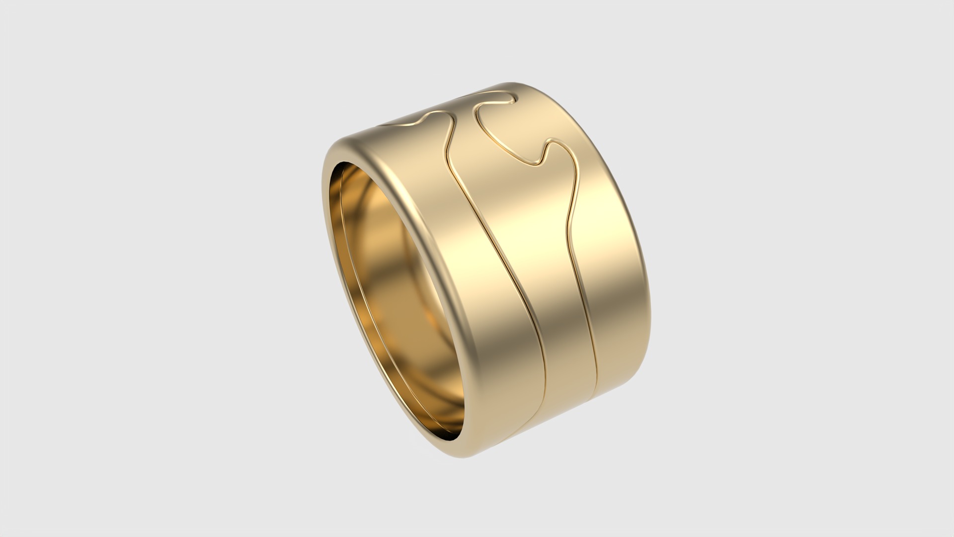 Intricate Puzzle Band Ring JDBCo 3D print model_28