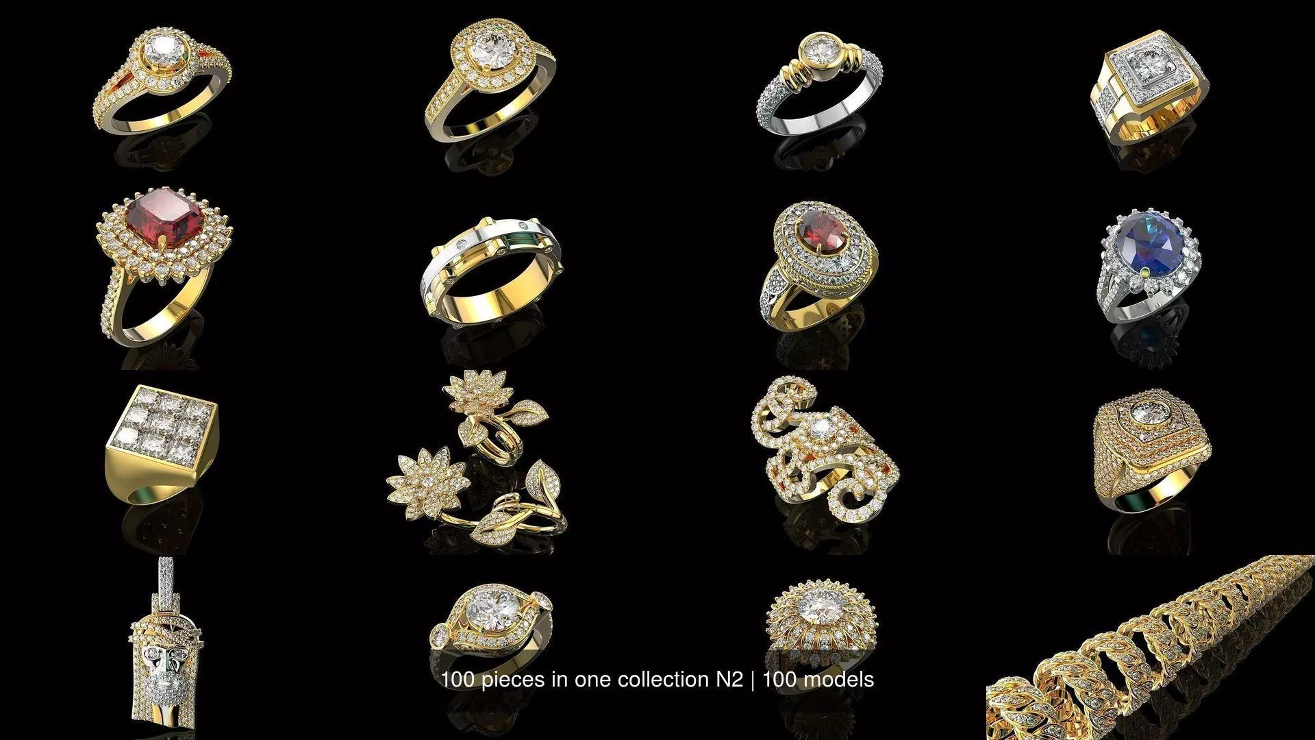 100 pieces in one collection N2 _0