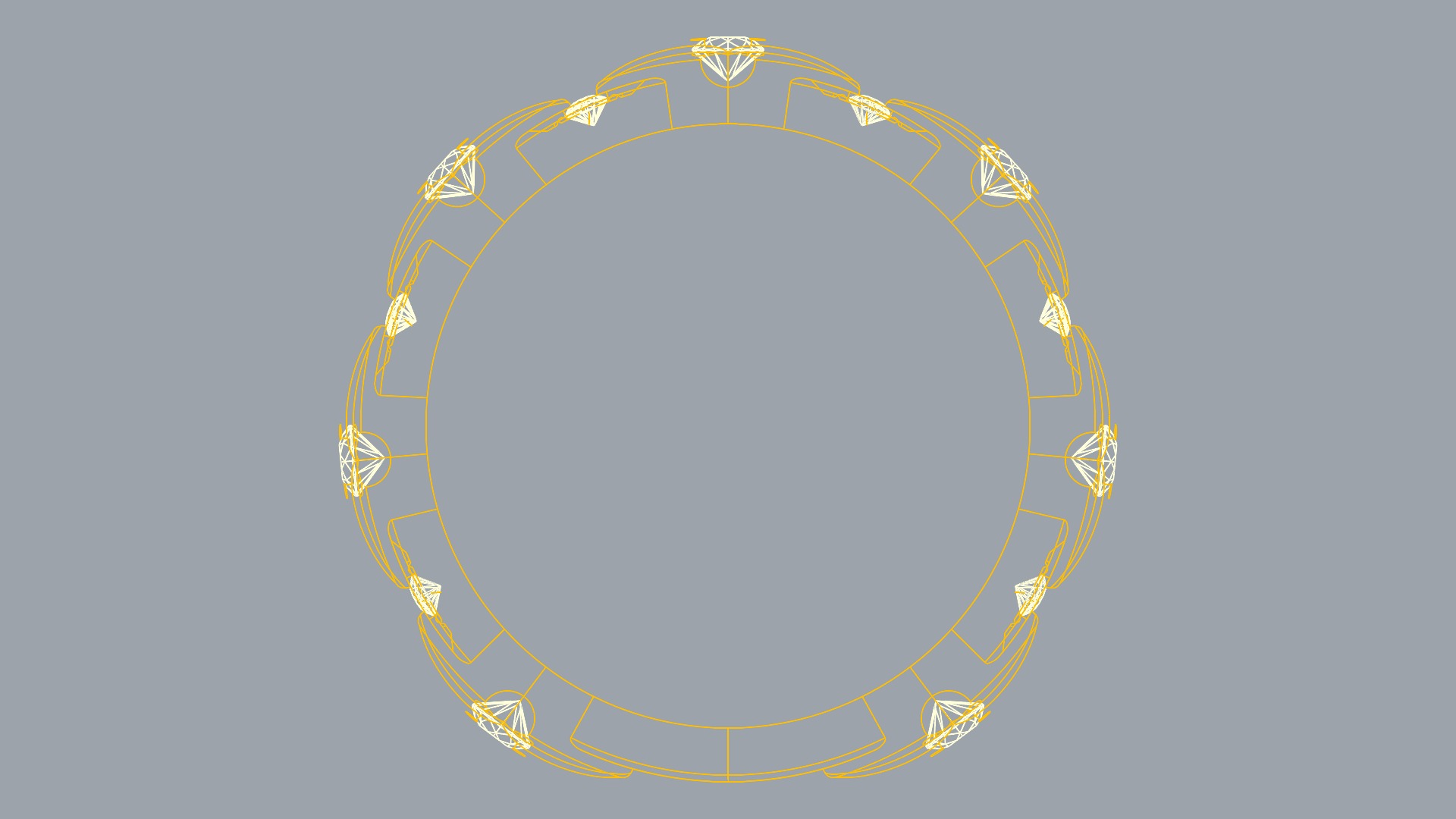 Elegant Heart Adorned Ring JDBCo 3D print model_10