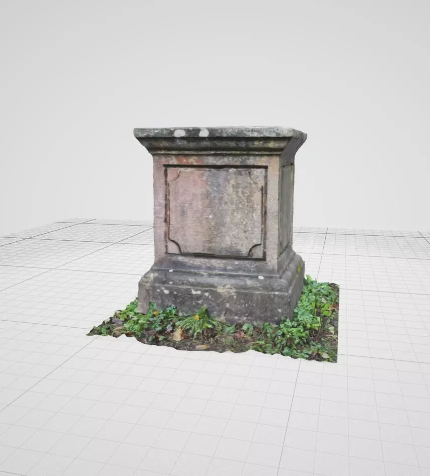 Ancient stone base Free 3D model