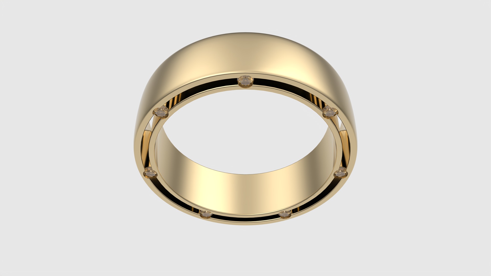 Modern Channel Set Eternity Ring JDBCo 3D print model_16