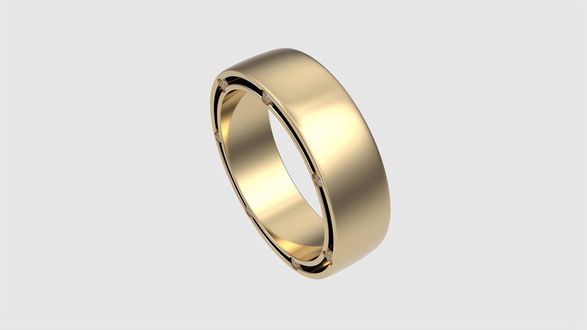 Modern Channel Set Eternity Ring JDBCo 3D print model_21