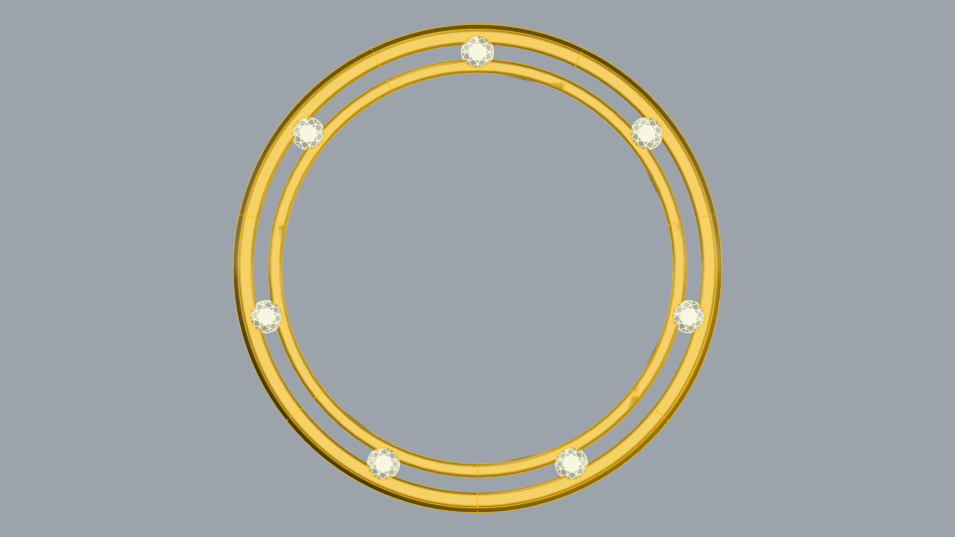 Modern Channel Set Eternity Ring JDBCo 3D print model_9