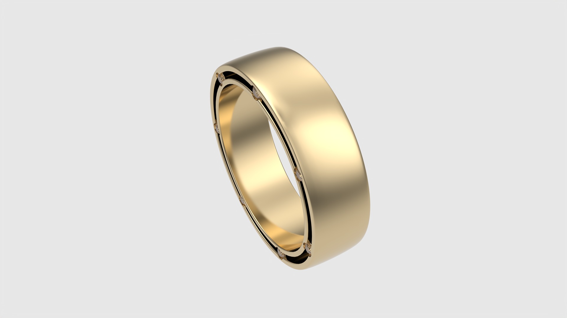 Modern Channel Set Eternity Ring JDBCo 3D print model_28