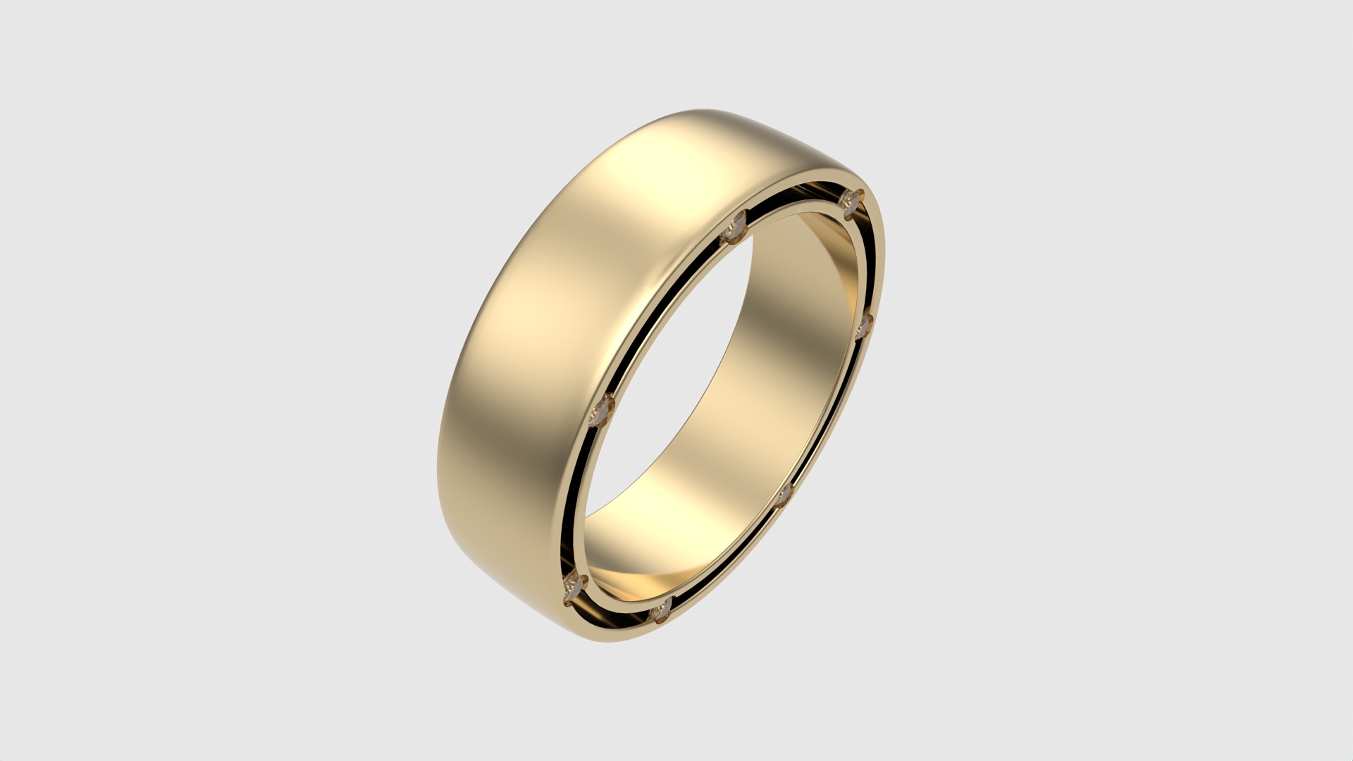 Modern Channel Set Eternity Ring JDBCo 3D print model_18