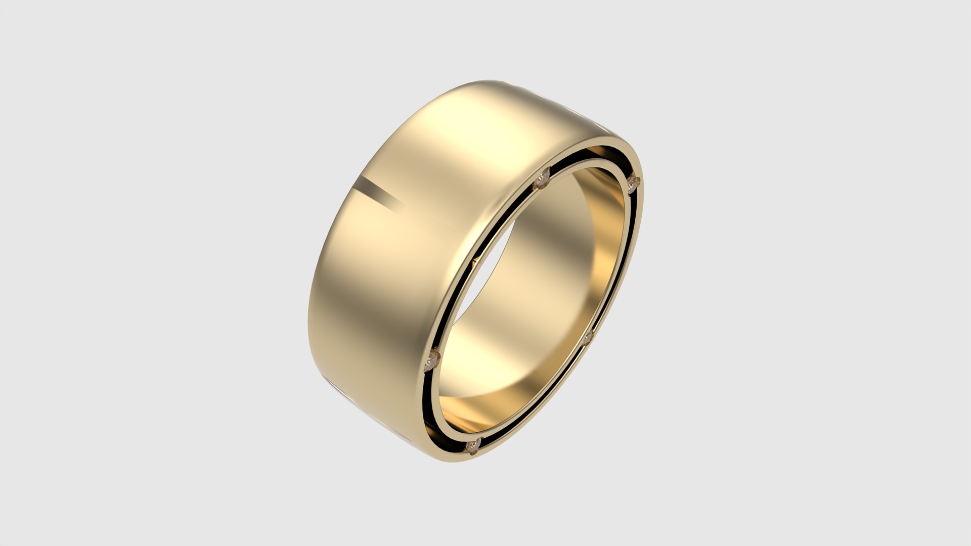 Modern Statement Band Ring JDBCo 3D print model_18
