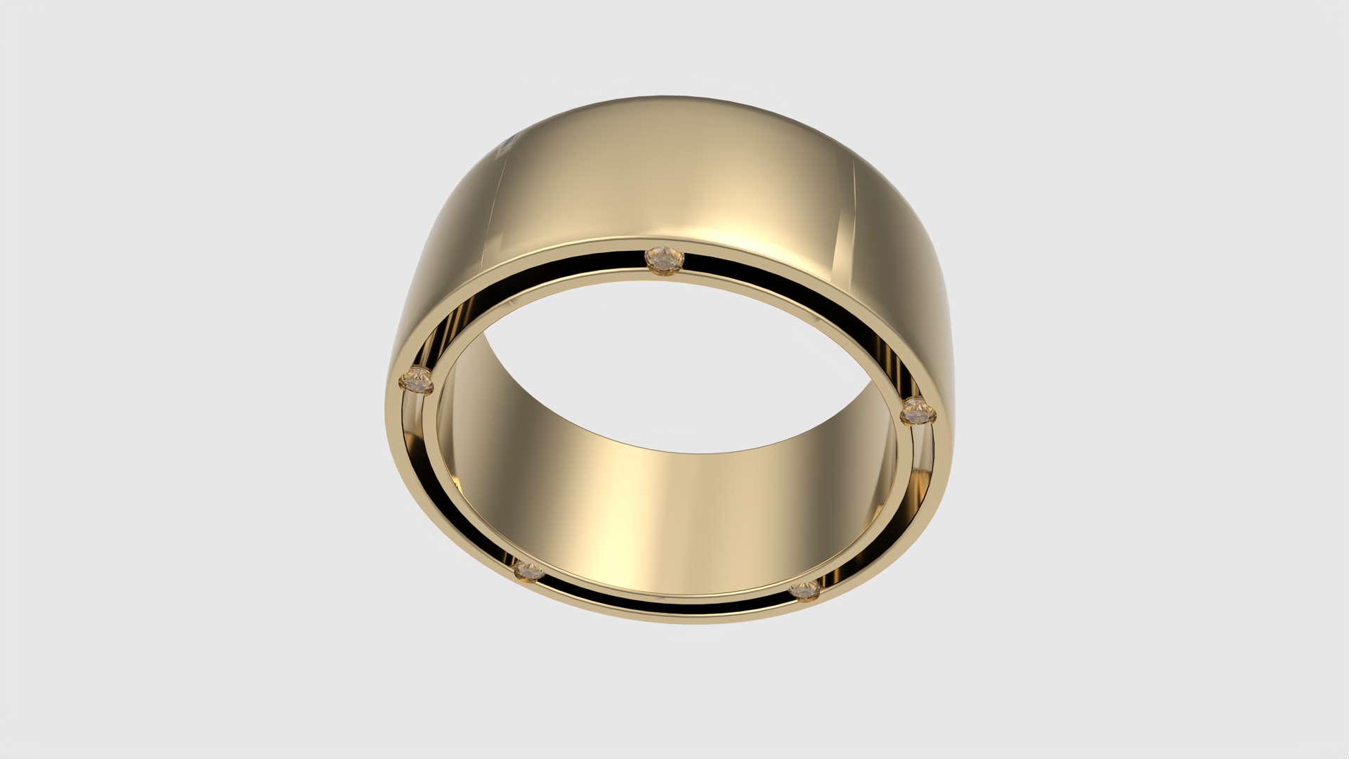 Modern Statement Band Ring JDBCo 3D print model_23
