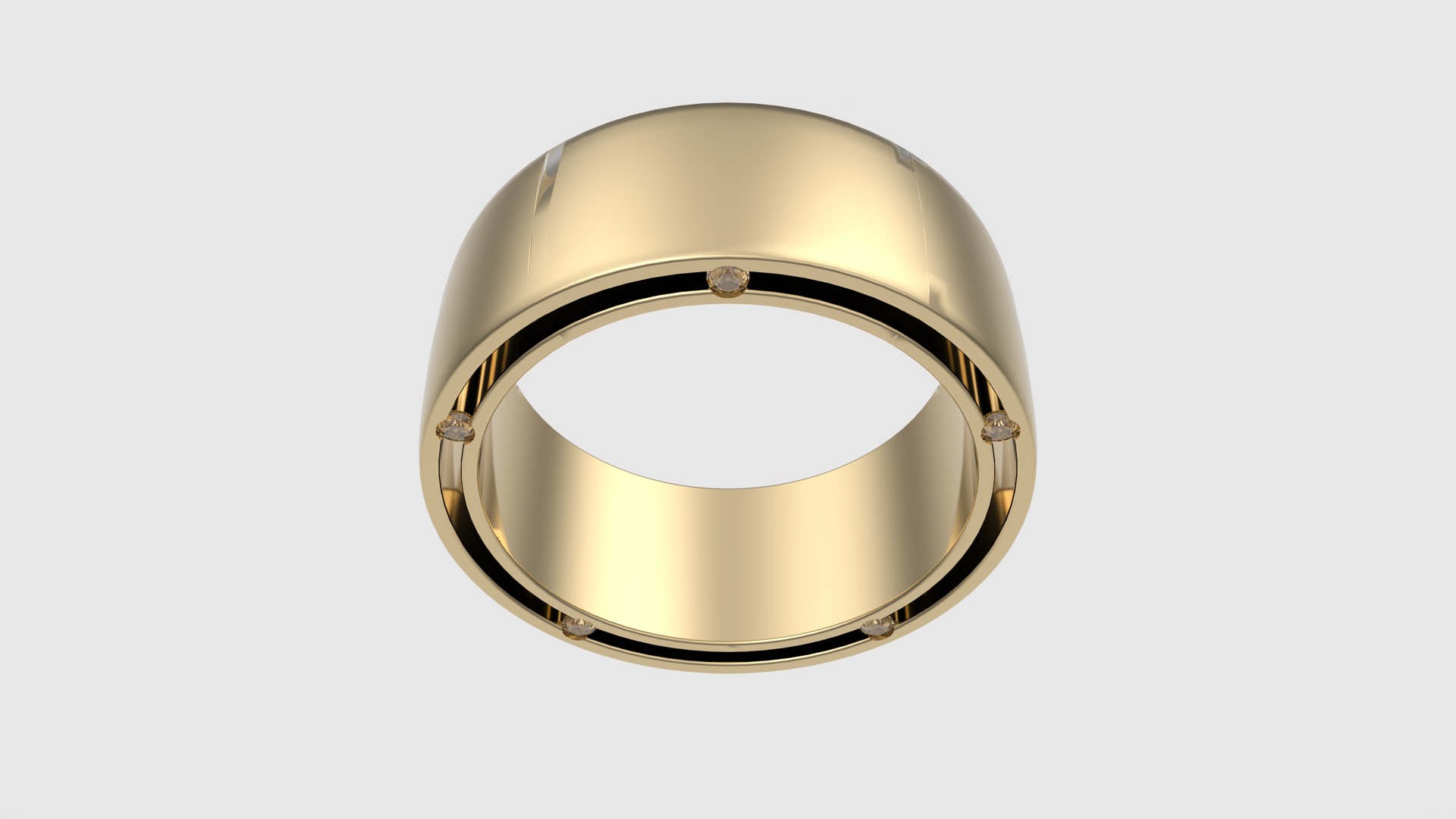 Modern Statement Band Ring JDBCo 3D print model_16