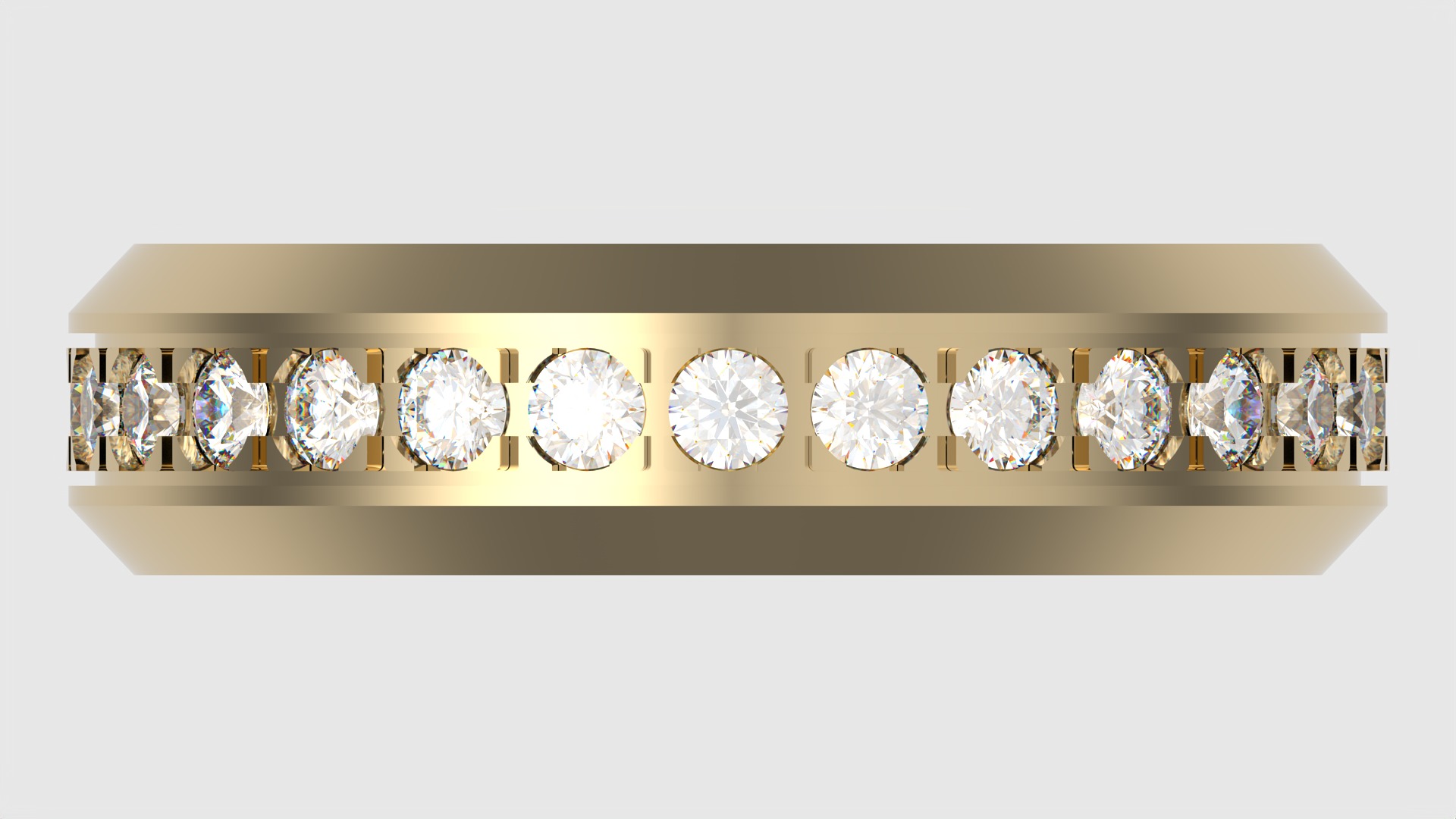 Classic Channel Set Eternity Ring JDBCo 3D print model_6