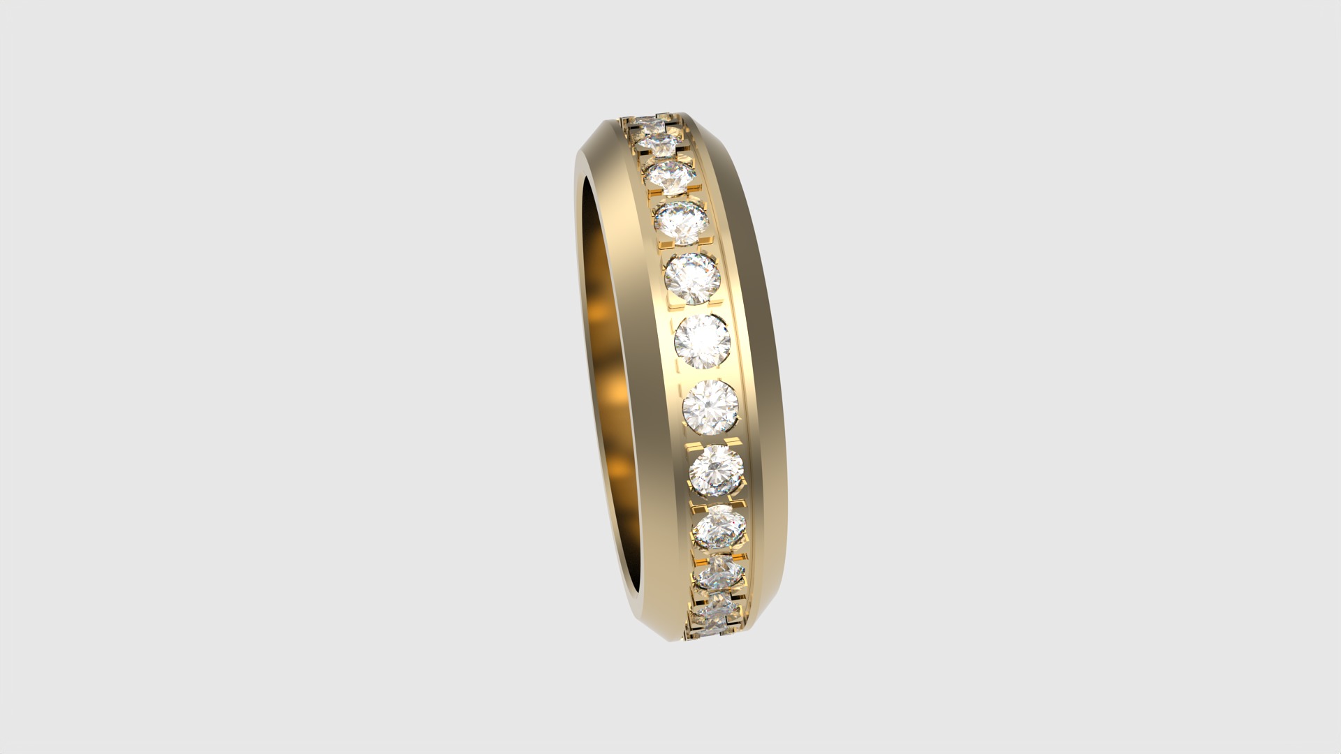Classic Channel Set Eternity Ring JDBCo 3D print model_20