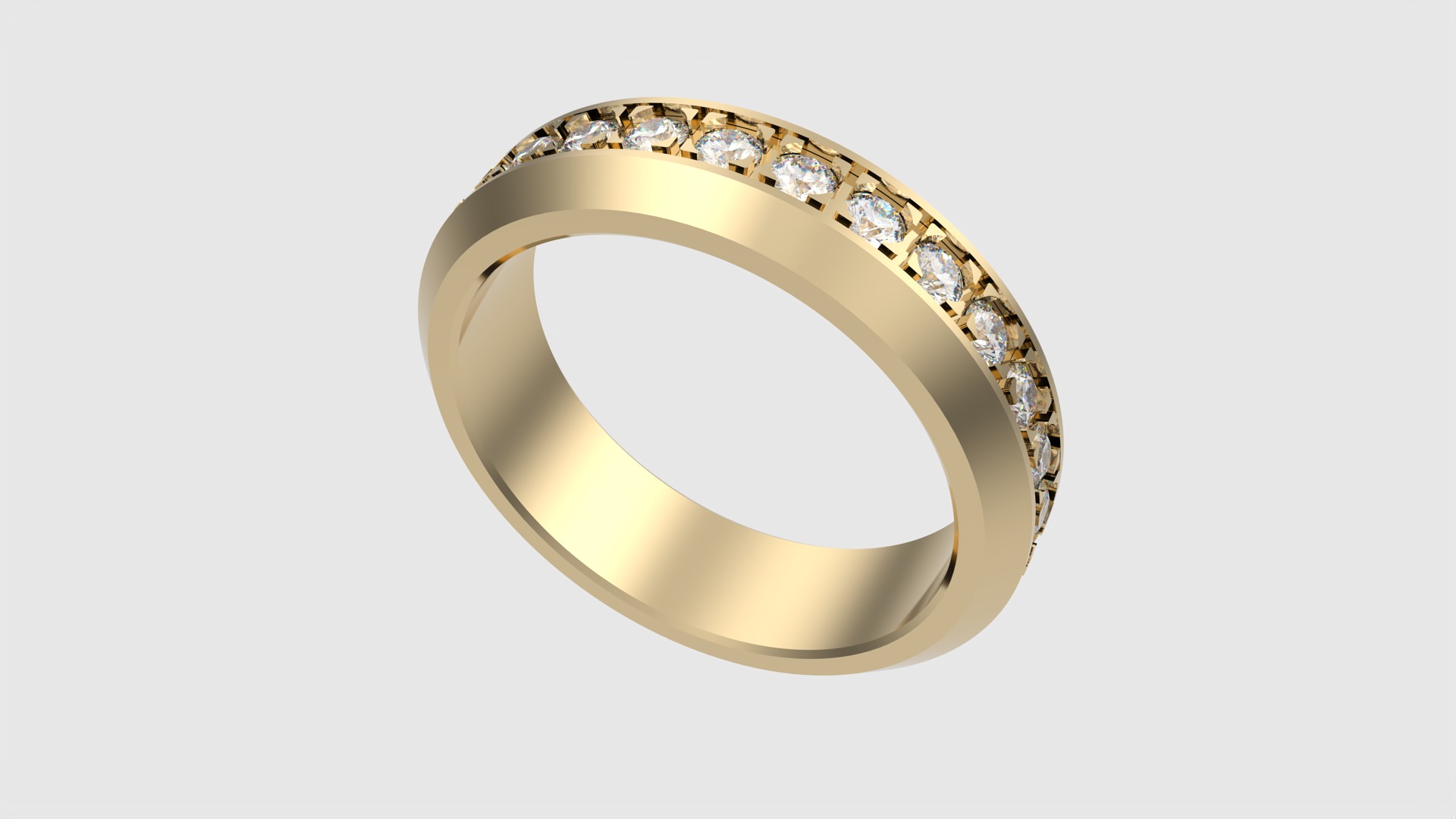 Classic Channel Set Eternity Ring JDBCo 3D print model_15