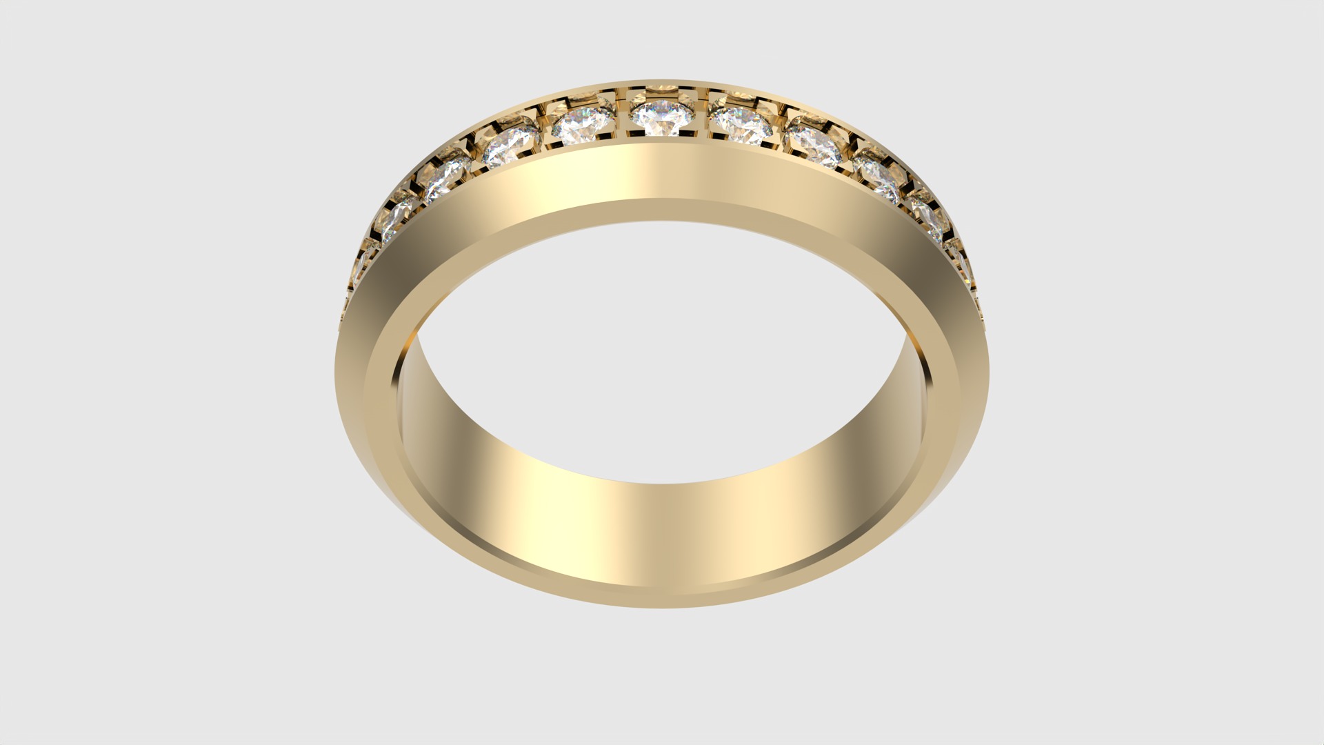 Classic Channel Set Eternity Ring JDBCo 3D print model_16