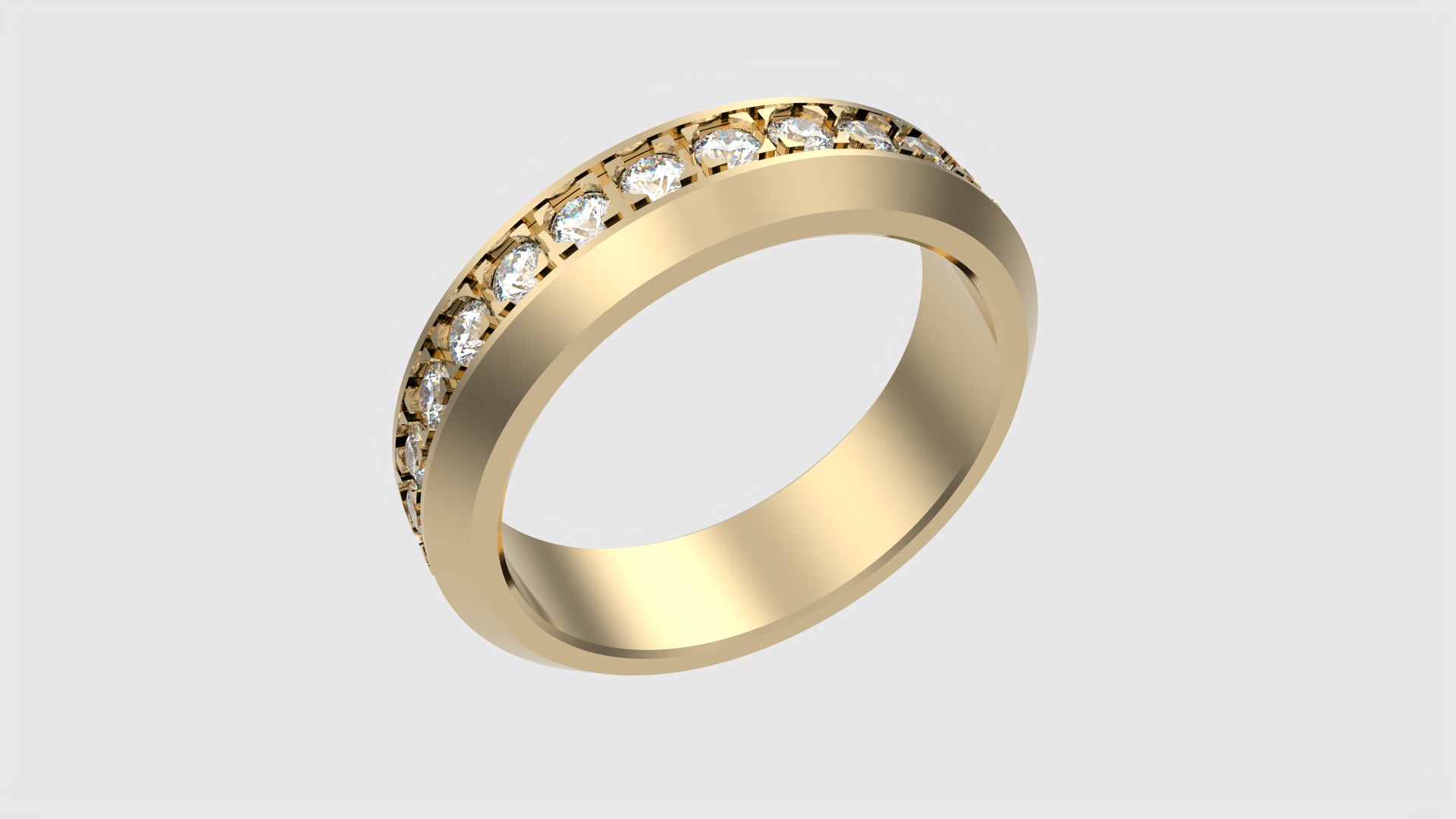 Classic Channel Set Eternity Ring JDBCo 3D print model_17