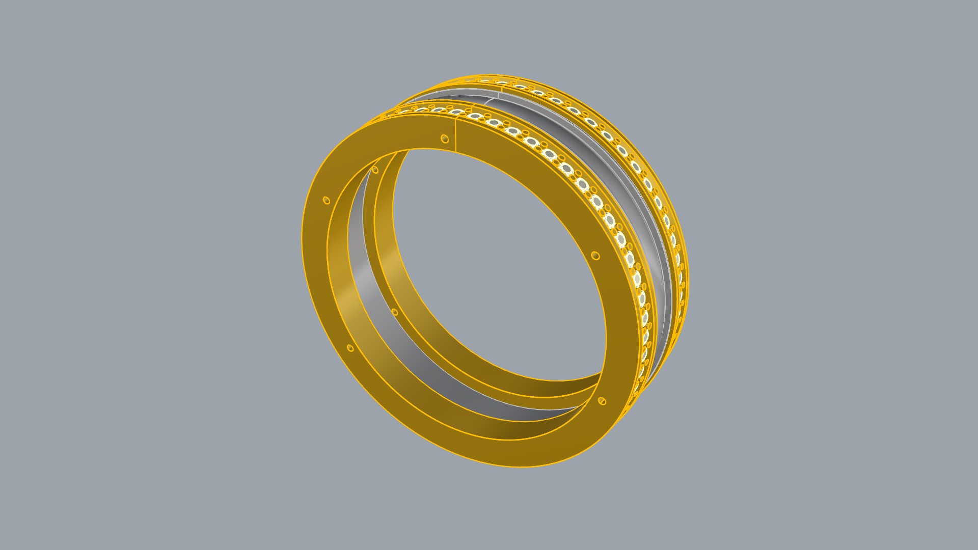 Three-Part Enamel Ring JDBCo 3D print model_7