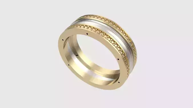 Three-Part Enamel Ring JDBCo