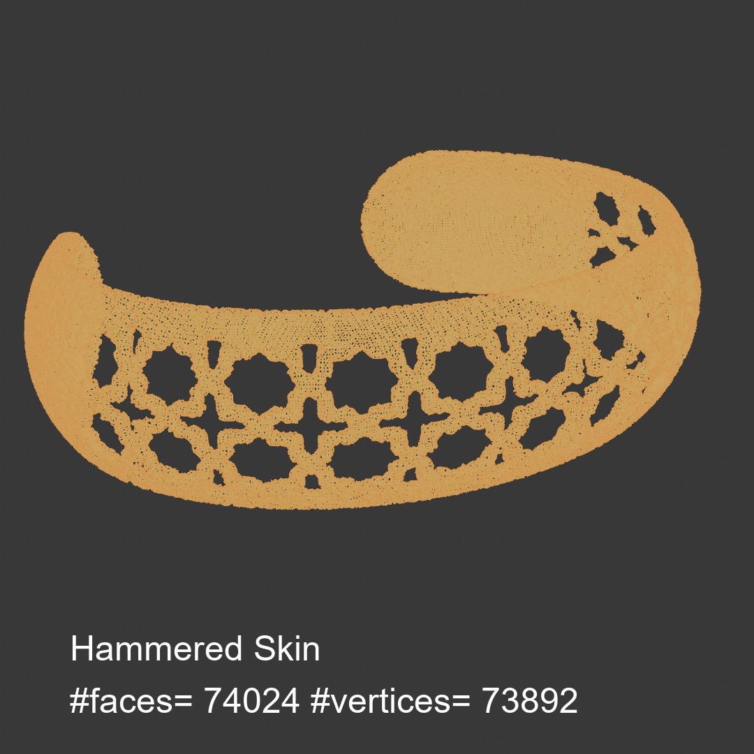 Bangle 038 3D print model_14