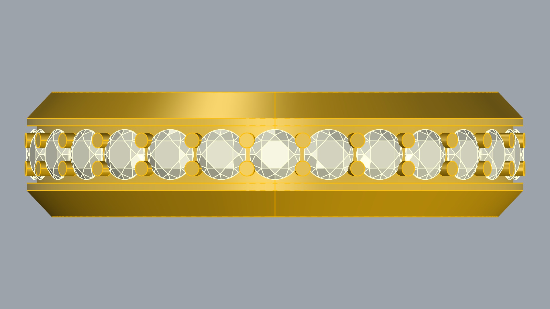 Classic Channel Set Ring JDBCo 3D print model_13