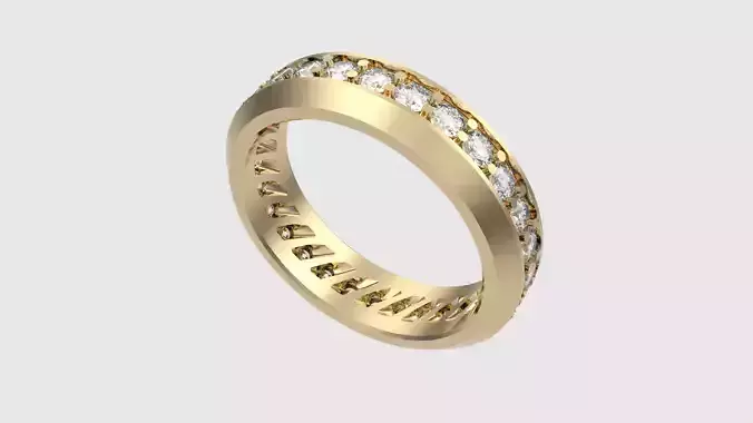 Classic Channel Set Ring JDBCo