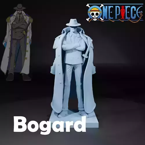 Bogard fanart - One piece - 3d Print 3D print model