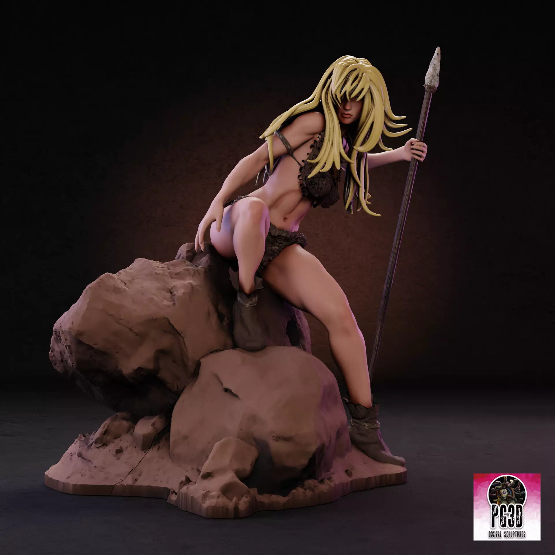 Raquel Welch 5000 bc - 1TO10 STL FILE 3D PRINT MODEL 3D print model_0