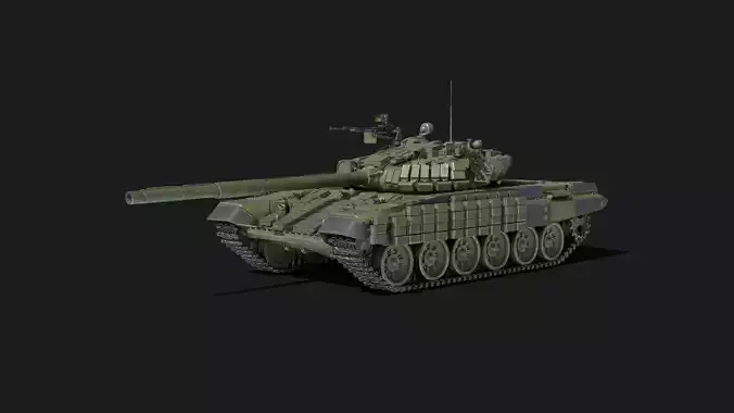 T-72B 3D model