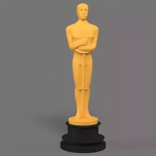 Oscar statuette 3d print 3D print model