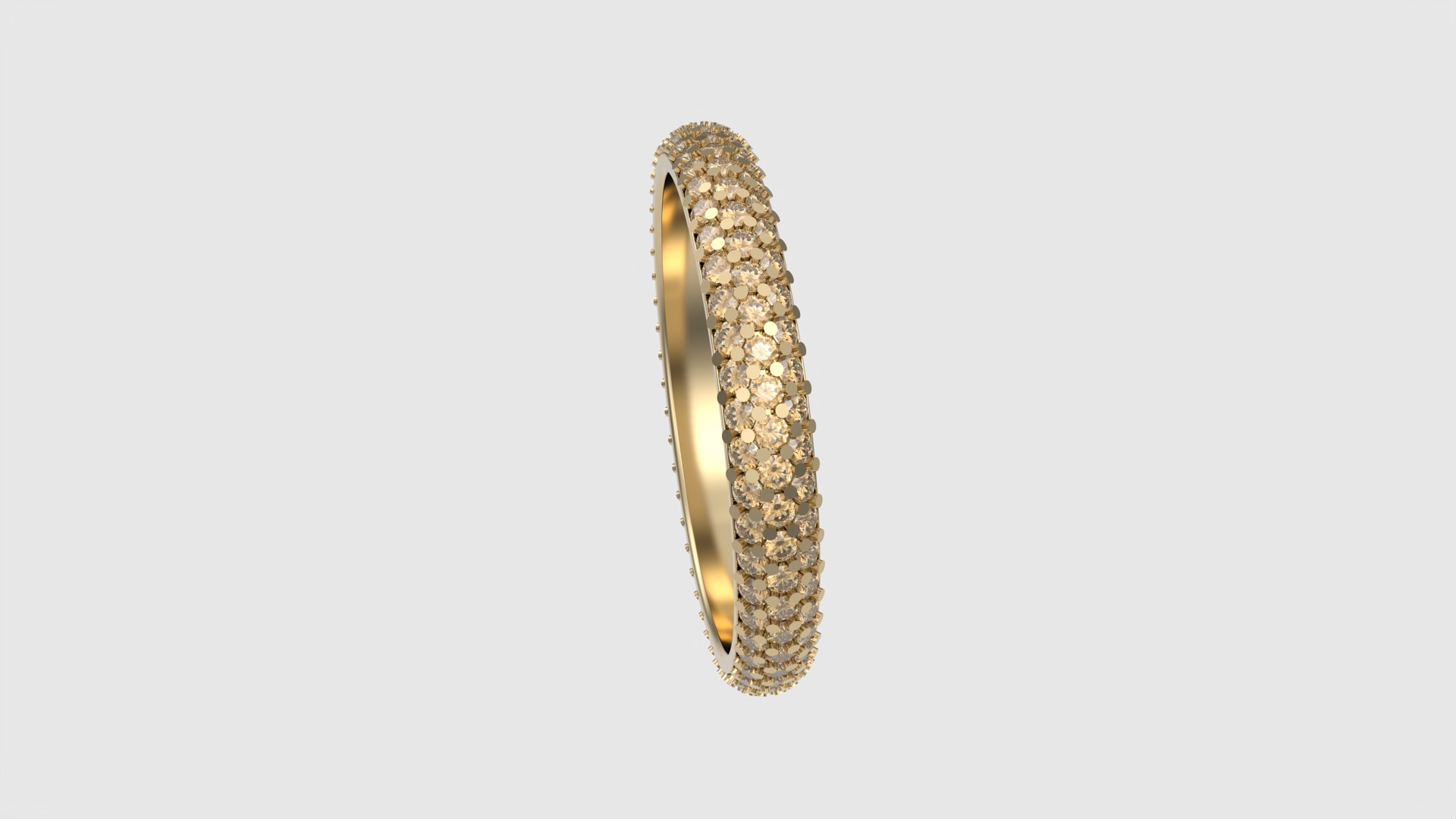 Triple Row Eternity Band JDBCo 3D print model_20
