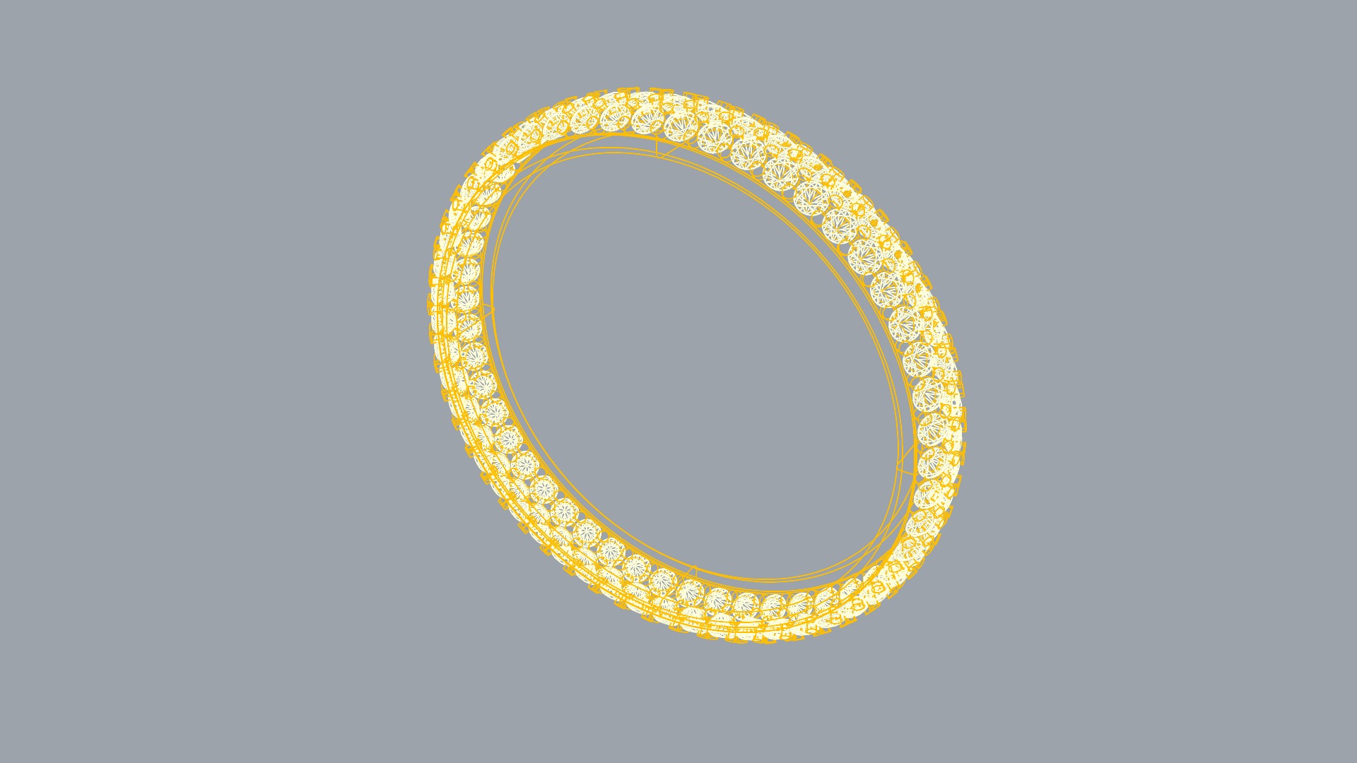 Triple Row Eternity Band JDBCo 3D print model_8