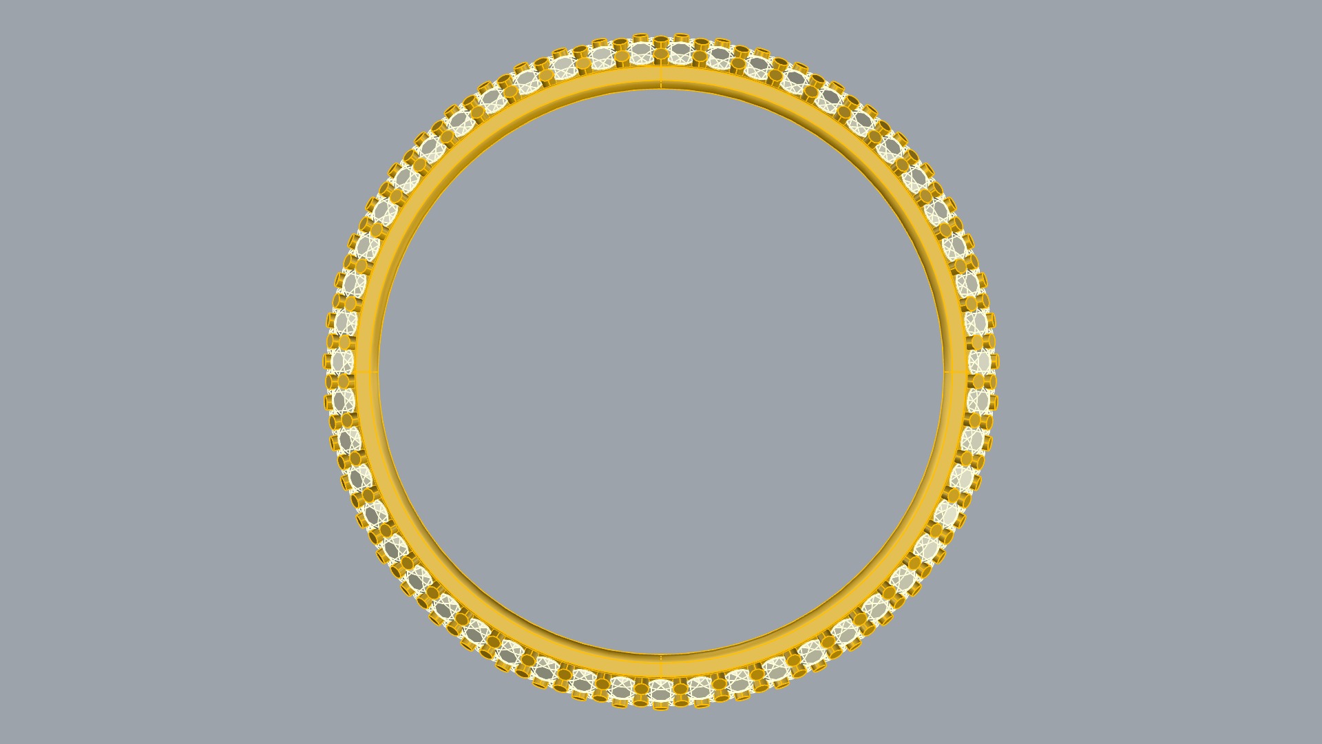 Triple Row Eternity Band JDBCo 3D print model_9