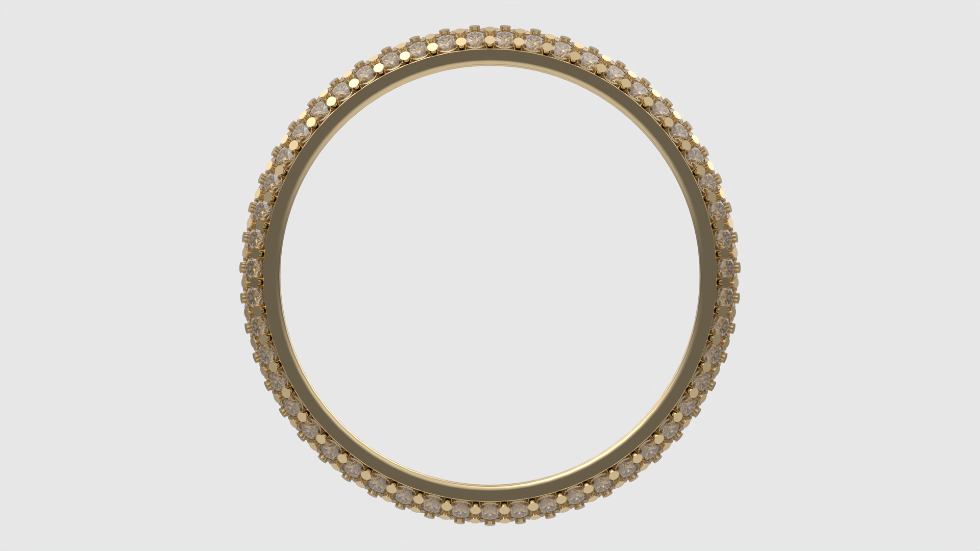 Triple Row Eternity Band JDBCo 3D print model_4