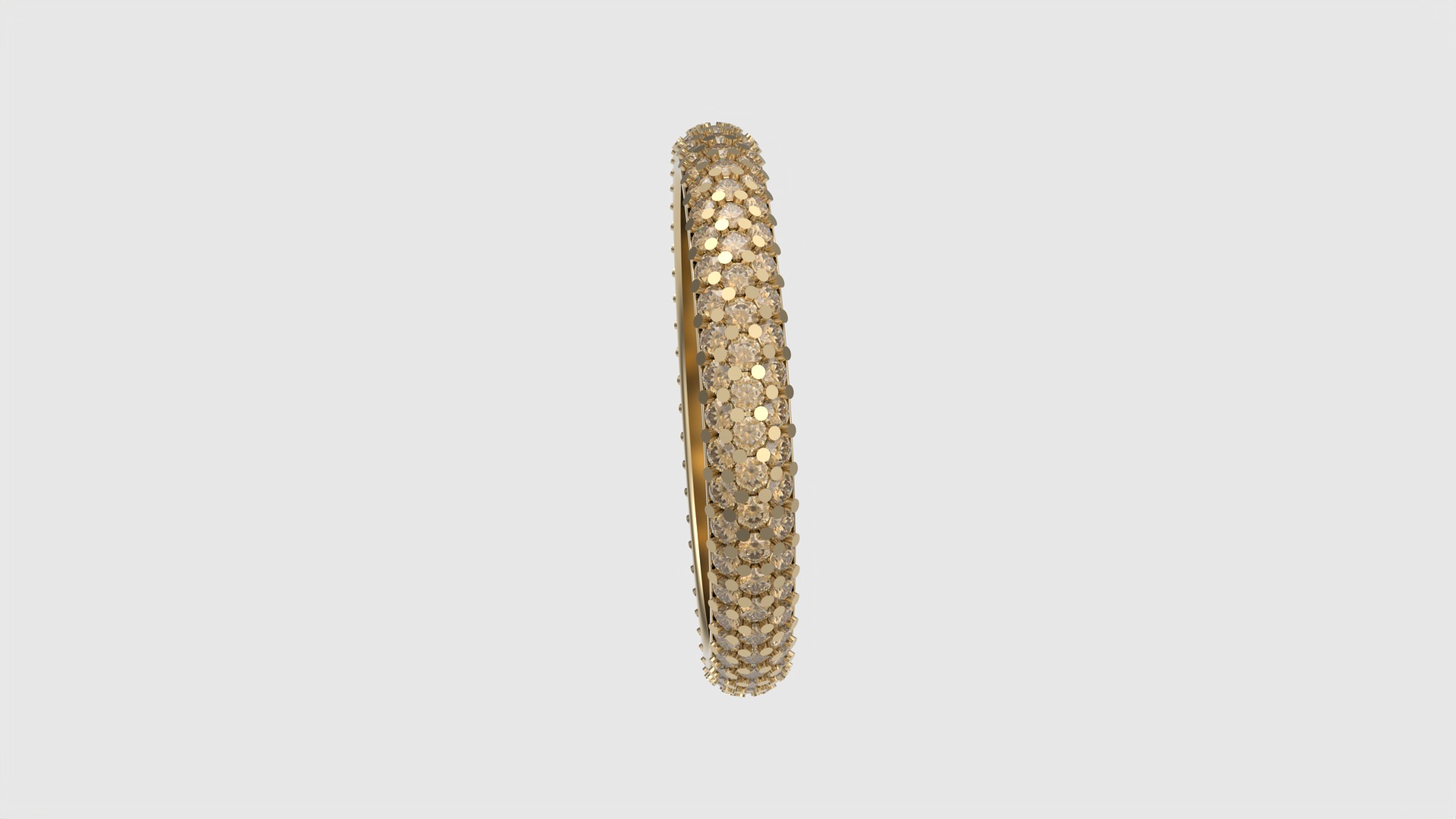 Triple Row Eternity Band JDBCo 3D print model_27
