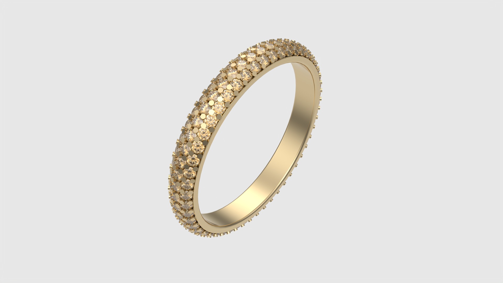 Triple Row Eternity Band JDBCo 3D print model_18