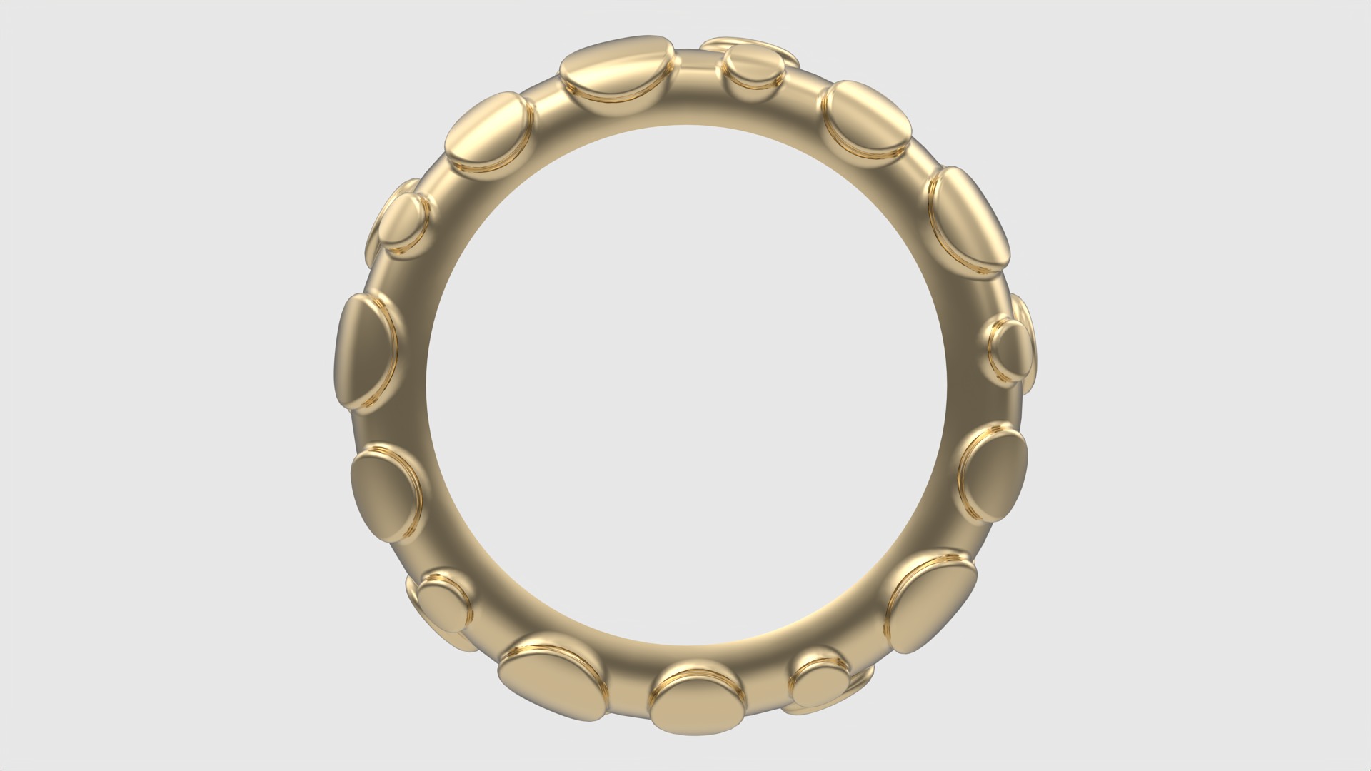 Modern Bubble Design Ring JDBCo 3D print model_4