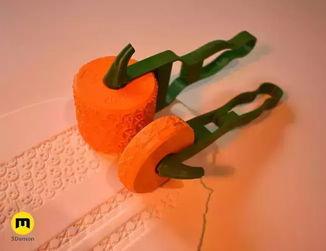 Pumpkin Handles for Texture Rollers and Stamp Wheels