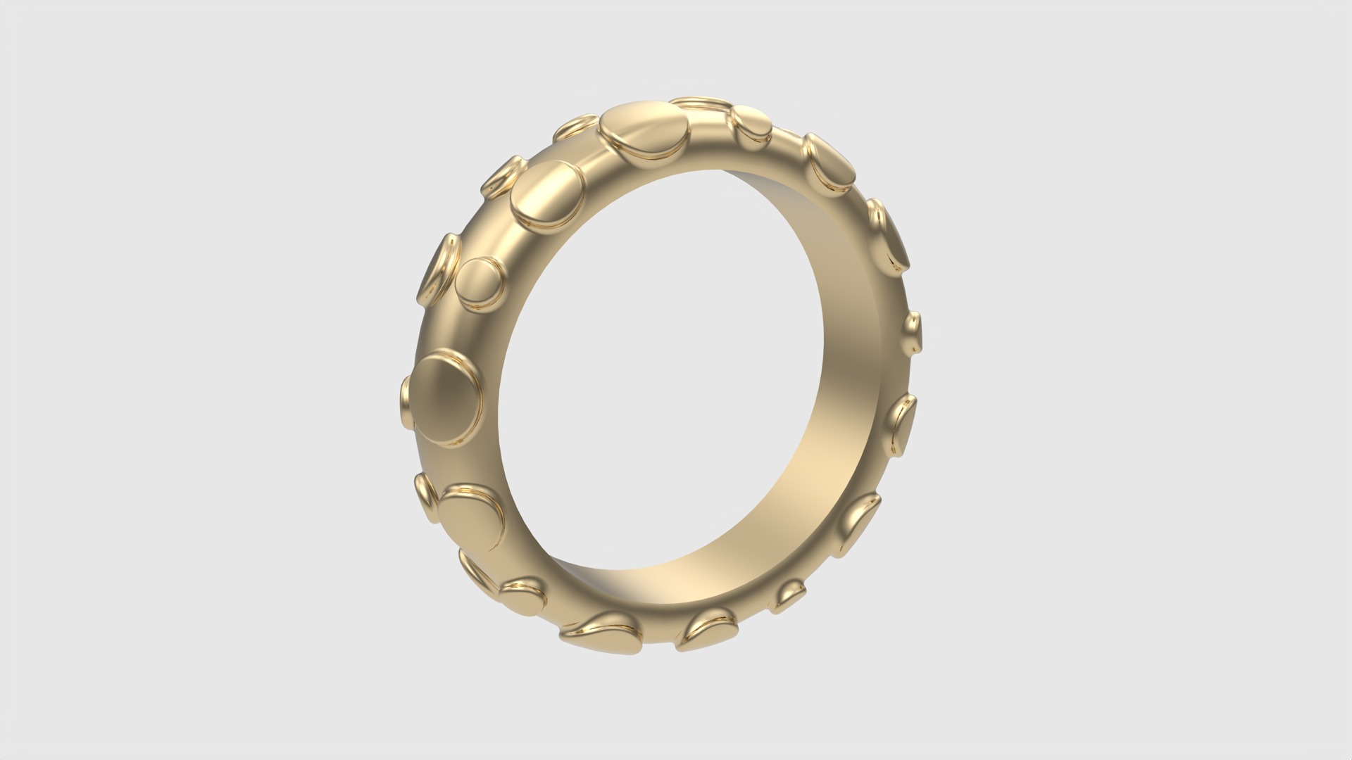 Modern Textured Ring JDBCo 3D print model_3