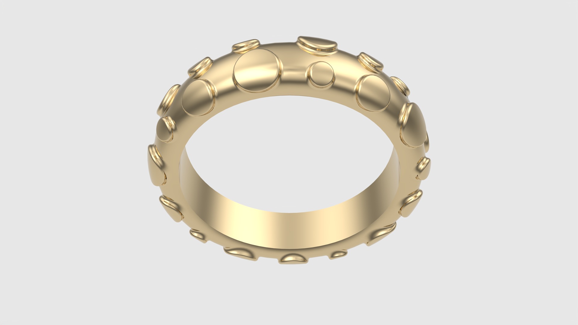 Modern Textured Ring JDBCo 3D print model_16