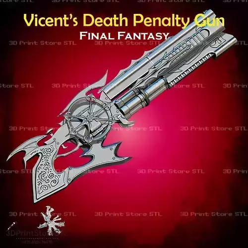 Vincents Death Penalty Gun Cosplay Final Fantasy - STL File