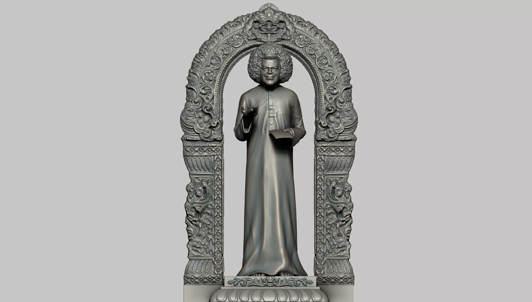 Sathya Sai Baba 3D model 3D print model