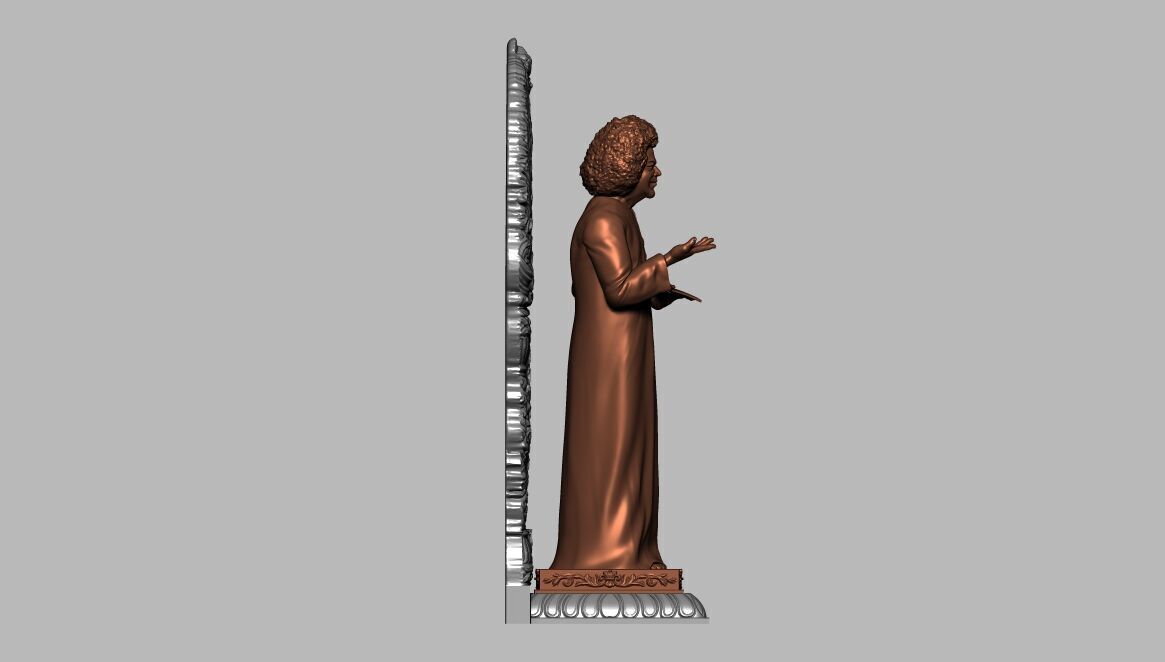 Sathya Sai Baba 3D model 3D print model_2