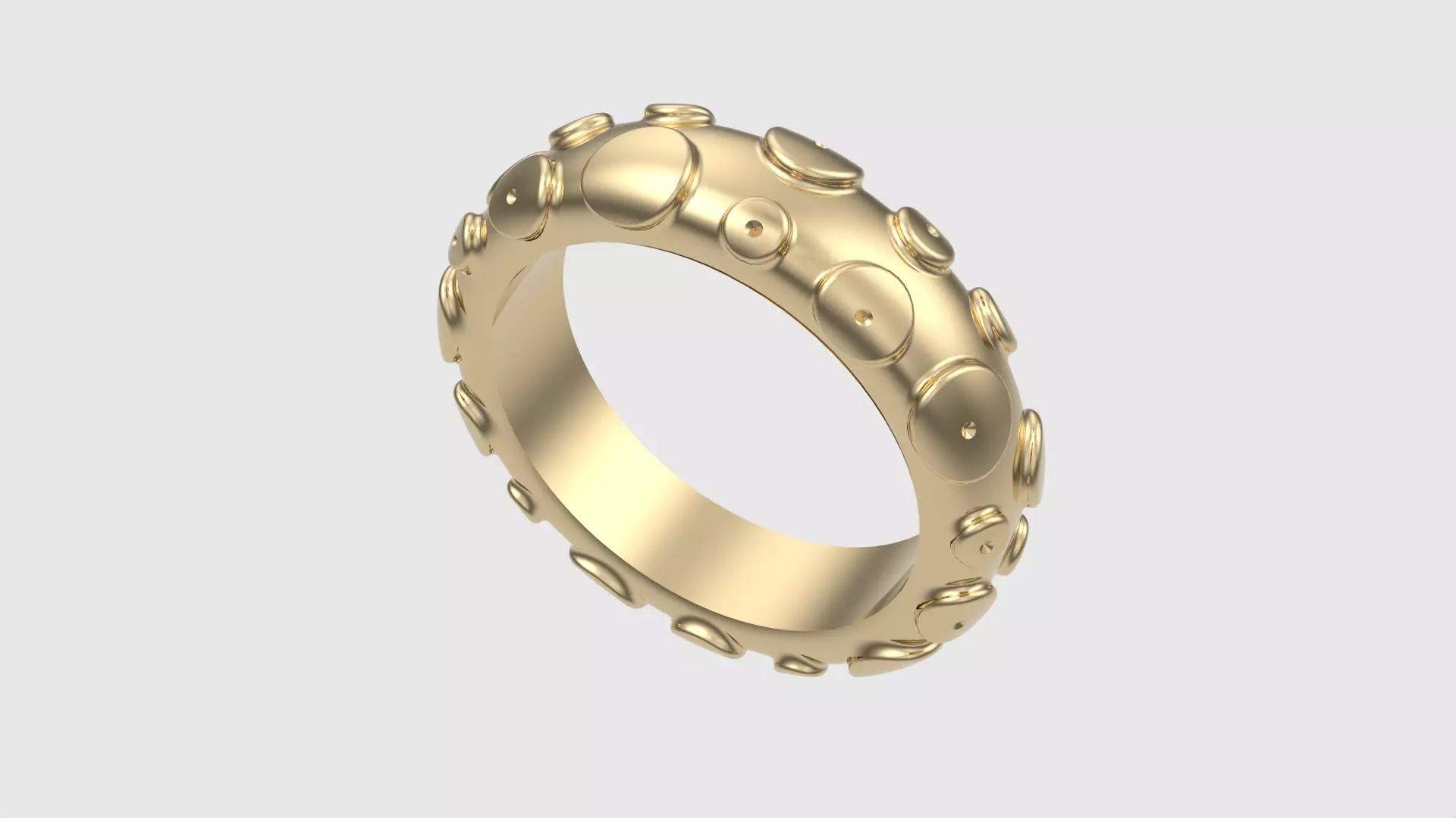 Geometric Bubble Eternity Ring JDBCo 3D print model