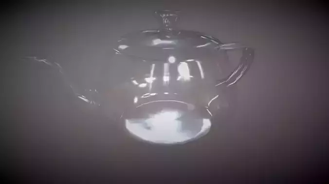 Glass teapot