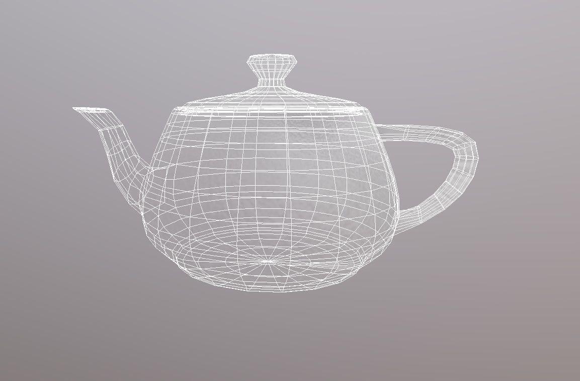 Glass teapot Low-poly 3D model_4