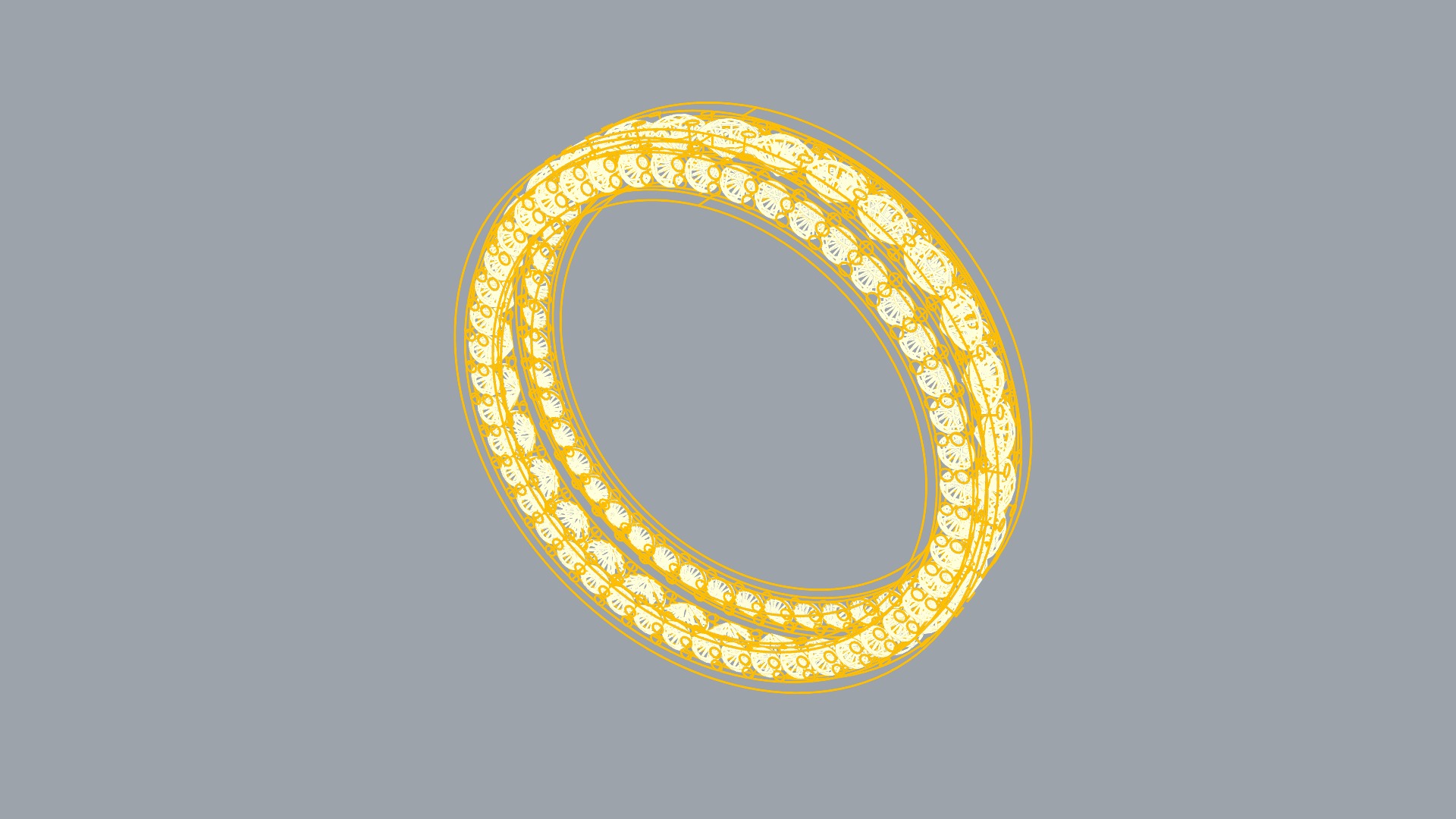 Dazzling Triple Row Eternity Band JDBCo 3D print model_8